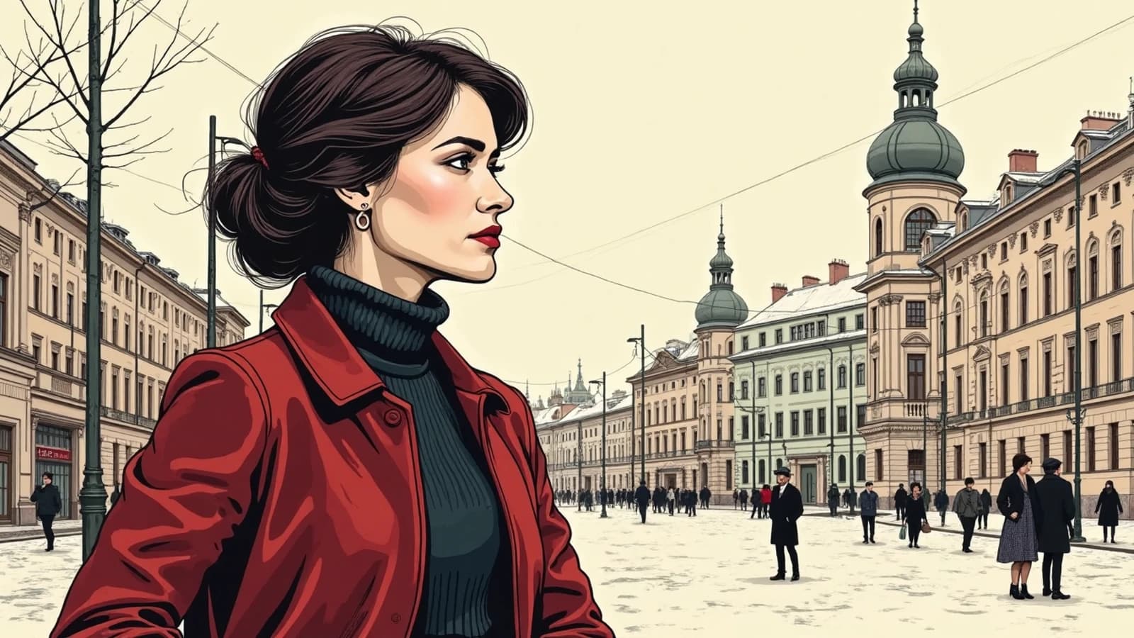 Illustration de Saint-Pétersbourg au crépuscule, référentiel culturel russe évoqué dans l'article.