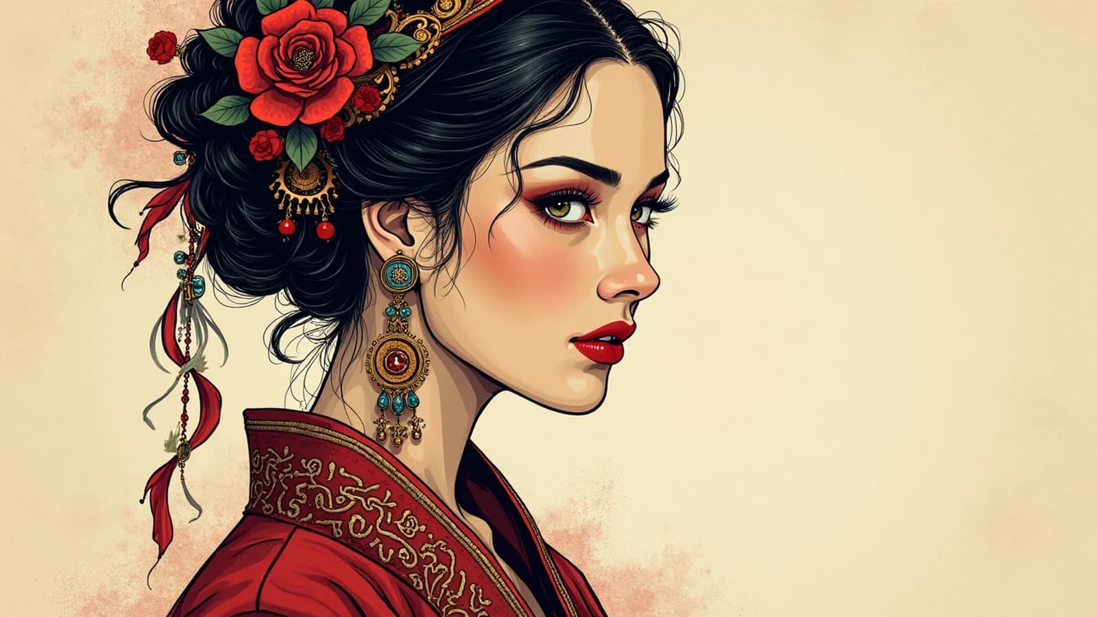 Illustration des œuvres d'auteures slaves comme Anna Akhmatova, alternative à l'orientalisme français.
